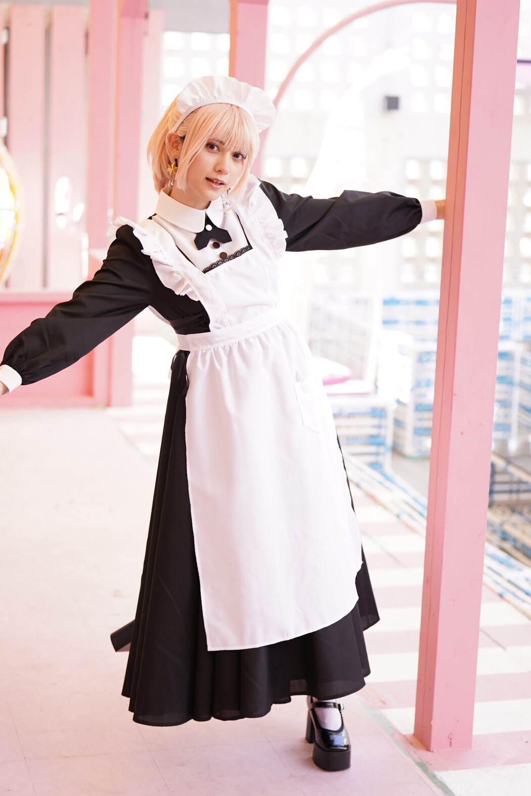 Nashiko Momotsuki 桃月なしこ, ヤングガンガンデジタル限定写真集 「不器用な先輩。」 コラボコスプレグラビア Set.02 Cover Photo