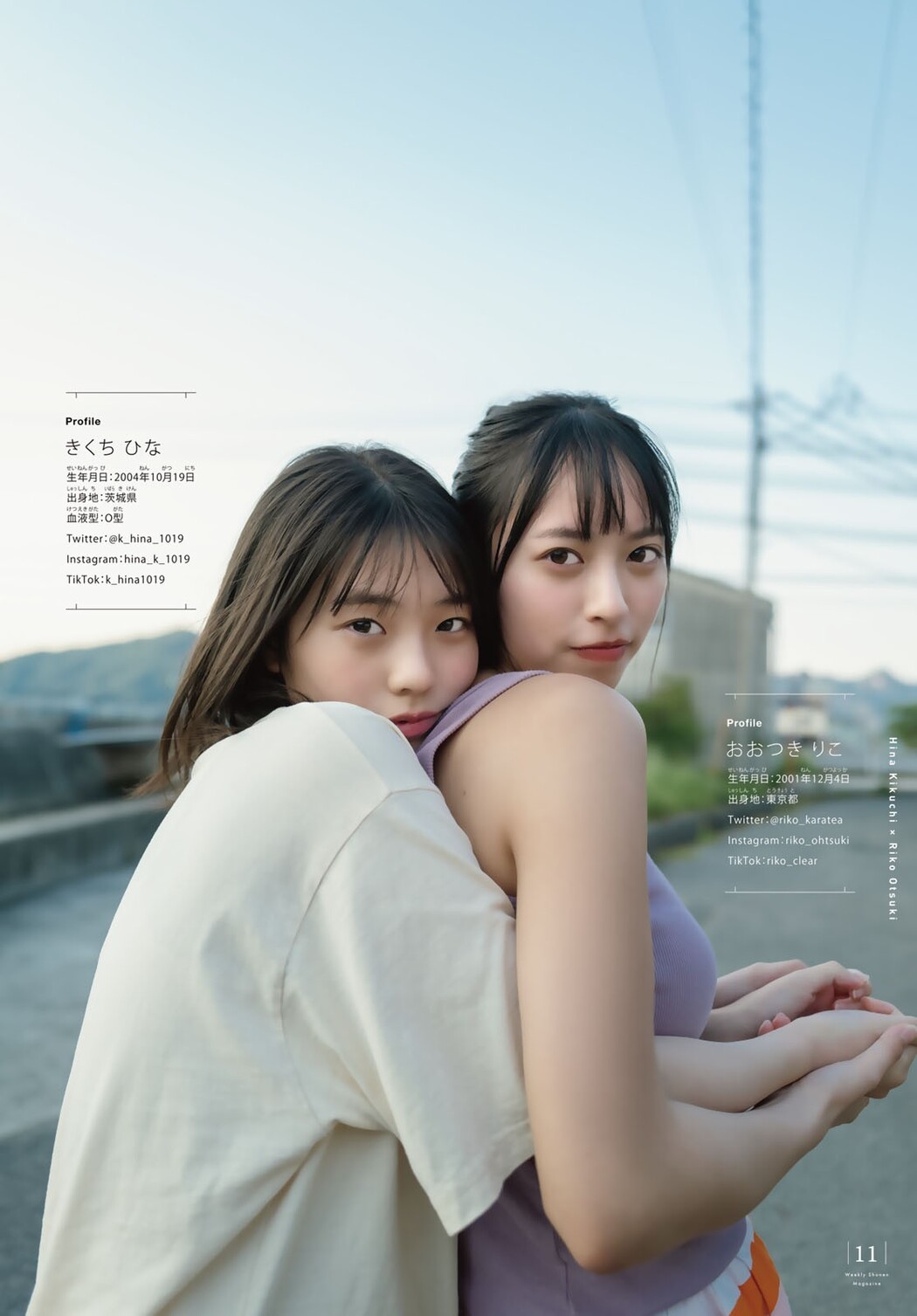 菊池姫奈 大槻りこ, Shonen Magazine 2022 No.28 (週刊少年マガジン 2022年28号)