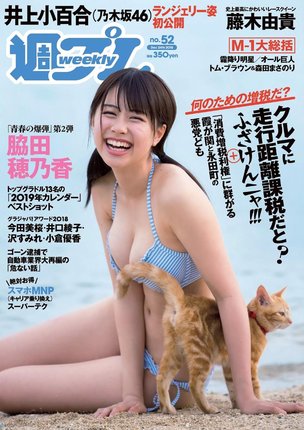 Honoka Wakita 脇田穂乃香, Weekly Playboy 2018 No.52 (週刊プレイボーイ 2018年52号) Cover Photo