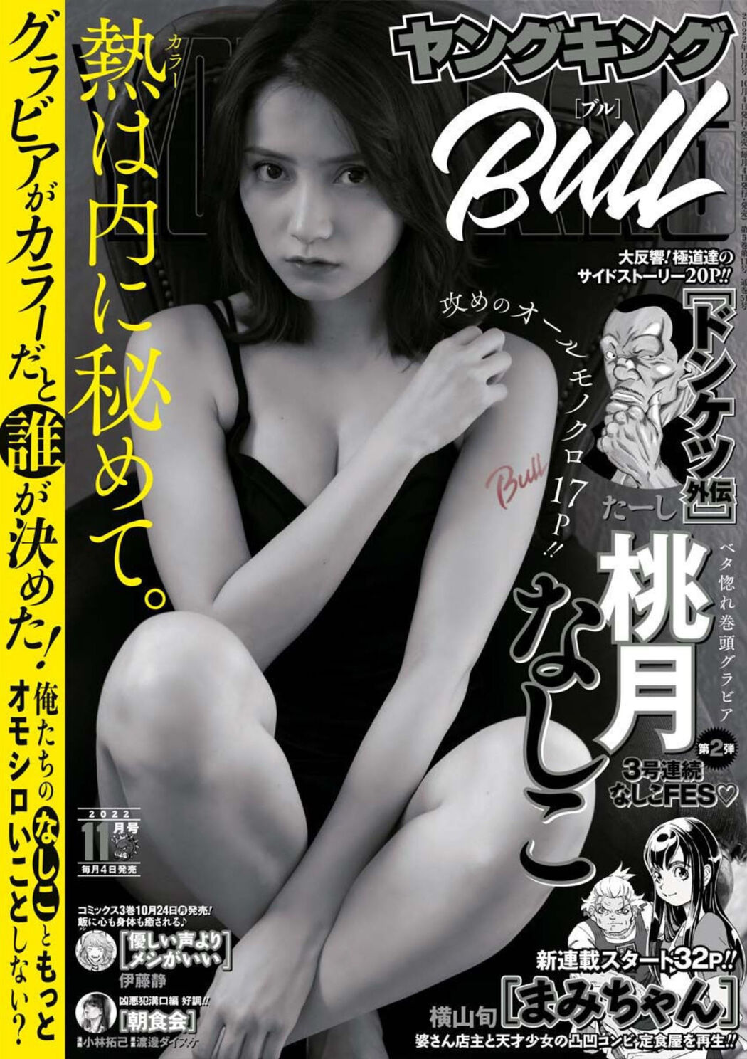 Nashiko Momotsuki 桃月なしこ, Young King Bull 2022.11 (ヤングキングBULL 2022年11号) Cover Photo