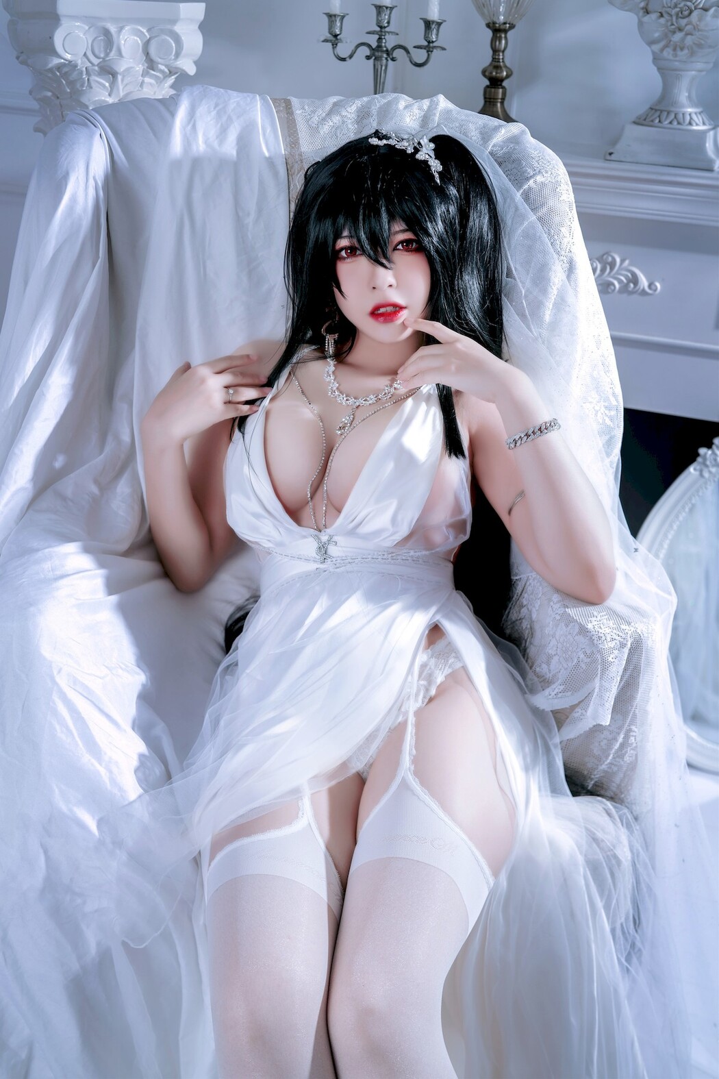 Cosplay 半半子 大凤礼服 Taihou