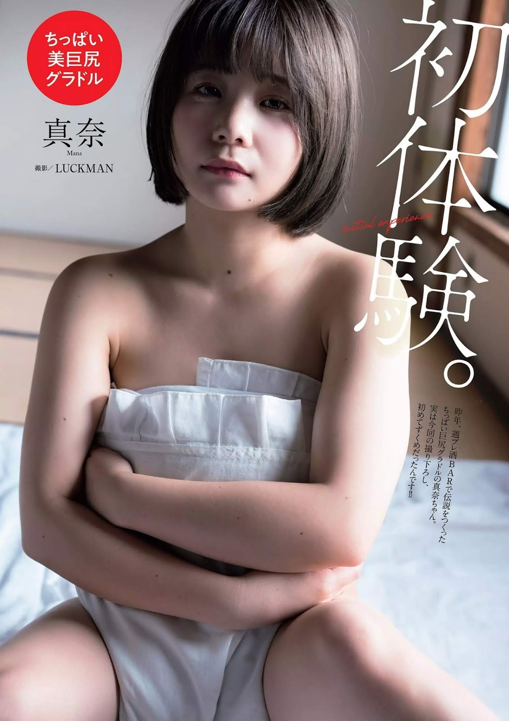 Mana 真奈, Weekly Playboy 2019 No.05 (週刊プレイボーイ 2019年5号) Cover Photo