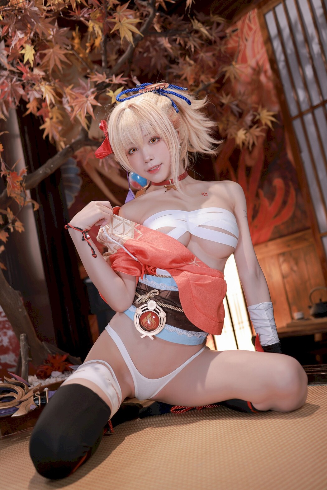 Cosplay 水淼aqua 宵宫 Vol.02