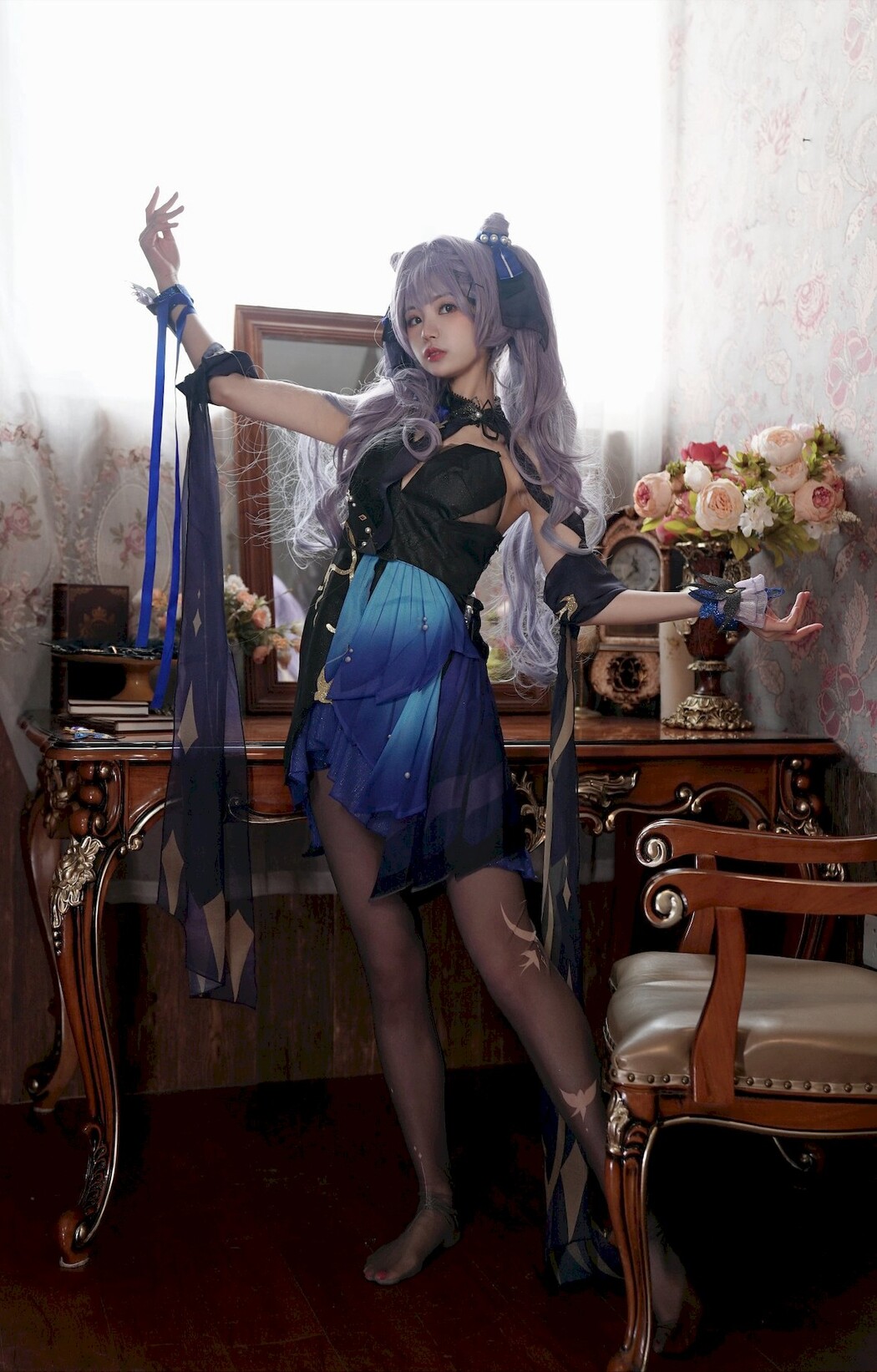 Cosplay 橙子喵酱 Chengzimiaoj 刻晴 Keqing