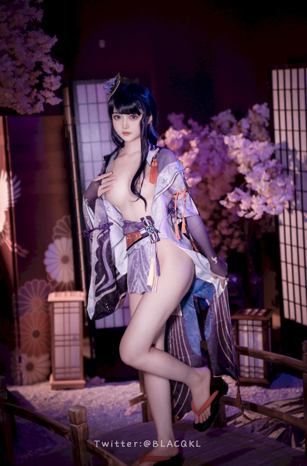 Cosplay 白莉愛吃巧克力 雷電將軍