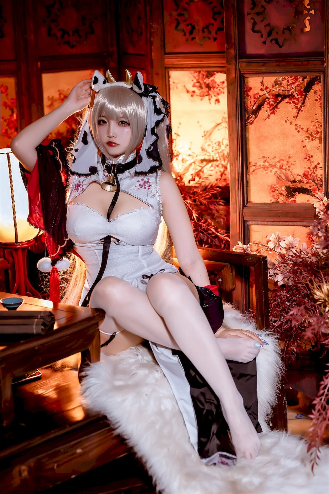 Cosplay 二佐Nisa 碧蓝航线可畏旗袍