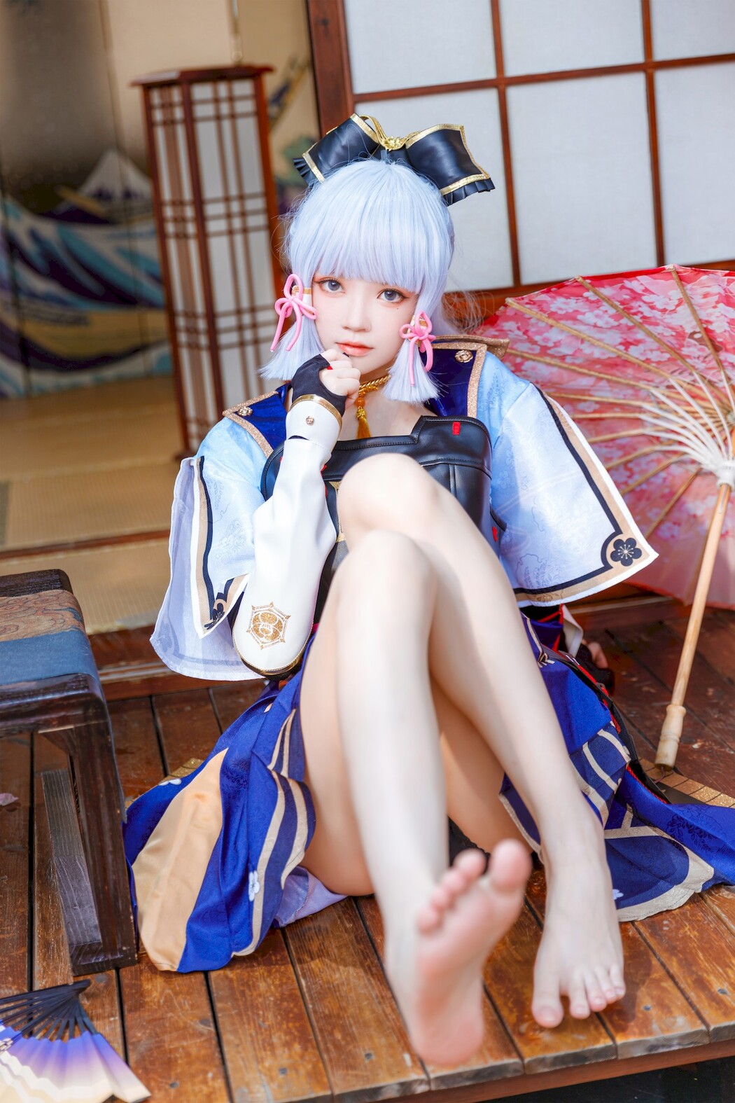 Cosplay 桜桃喵 神里绫华 Ayaka Kamisato