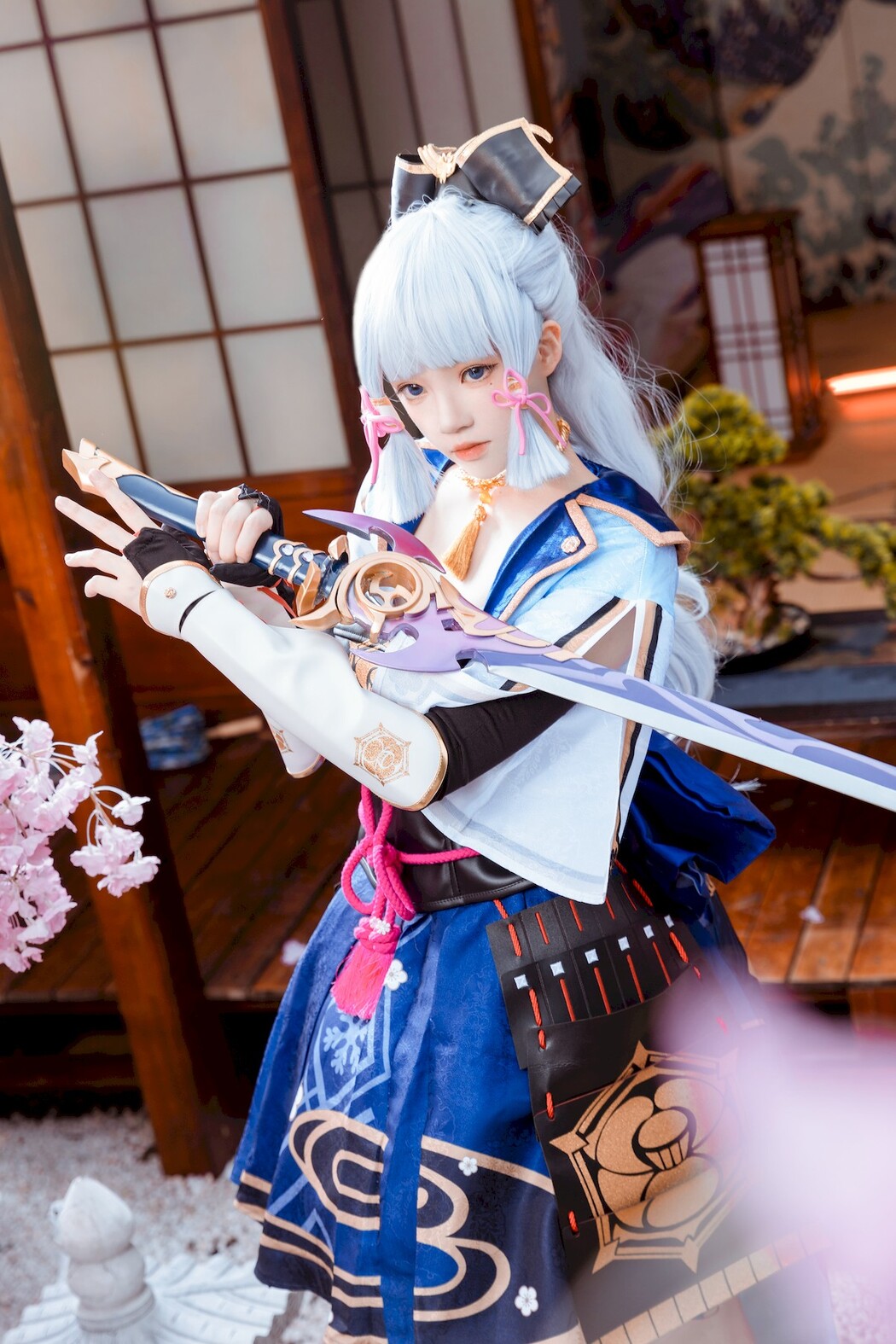 Cosplay 桜桃喵 神里绫华 Ayaka Kamisato