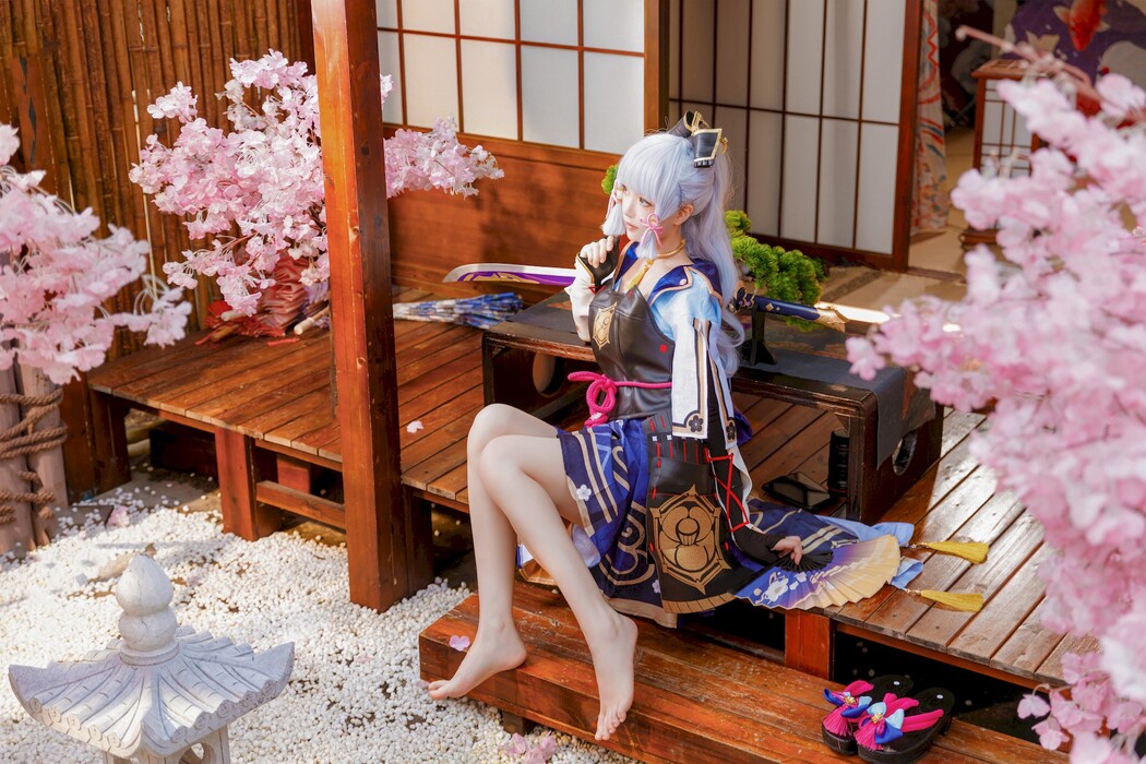 Cosplay 桜桃喵 神里绫华 Ayaka Kamisato