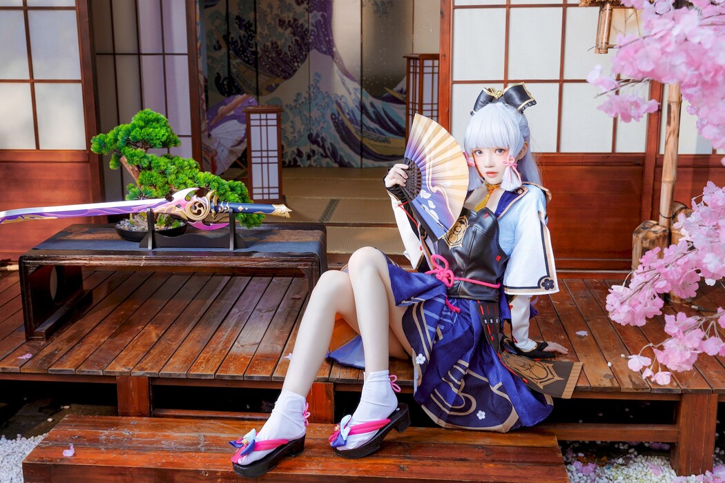 Cosplay 桜桃喵 神里绫华 Ayaka Kamisato