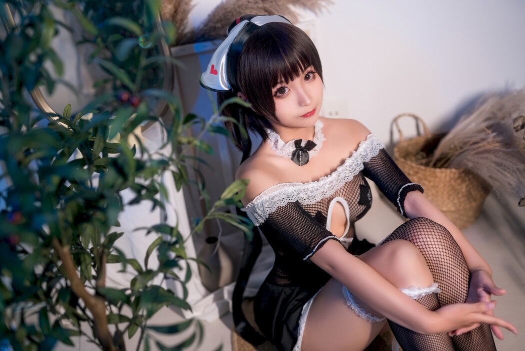 Cosplay 蠢沫沫 Chunmomo 黑白女仆