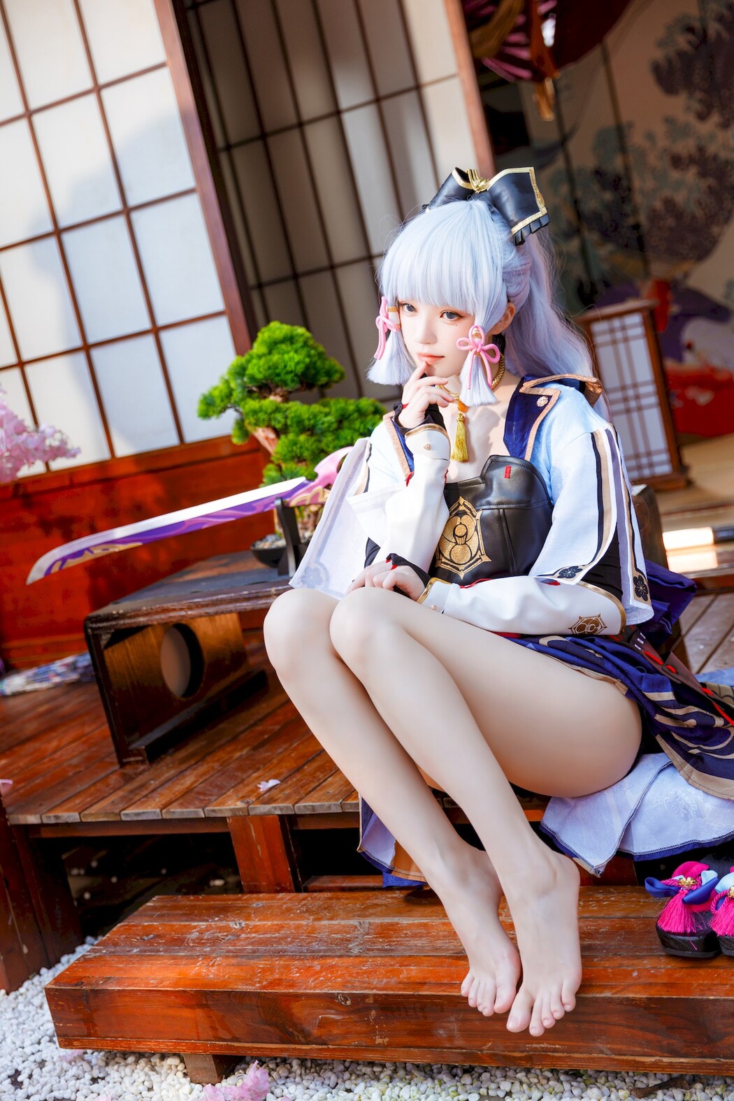 Cosplay 桜桃喵 神里绫华 Ayaka Kamisato