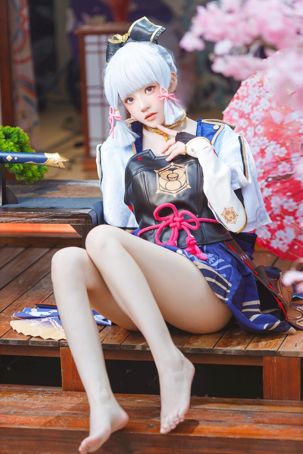 Cosplay 桜桃喵 神里绫华 Ayaka Kamisato