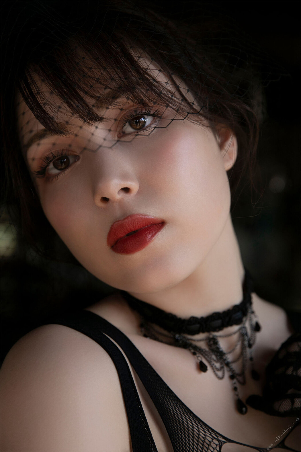 Michelle Megumi ミッシェル愛美, ＦＲＩＤＡＹデジタル写真集 「プレミアムヌード ｖｏｌ．２ 黒の花嫁」 Set.02