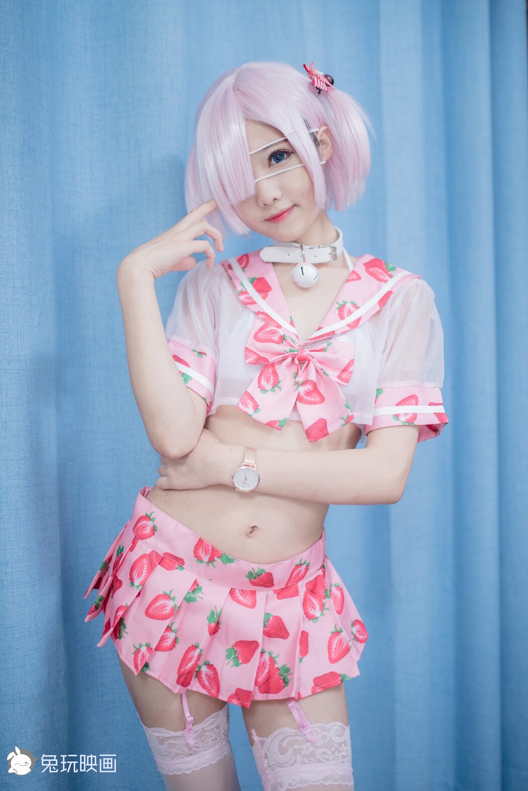 Cosplay 兔玩映画 草莓裙 Cover Photo