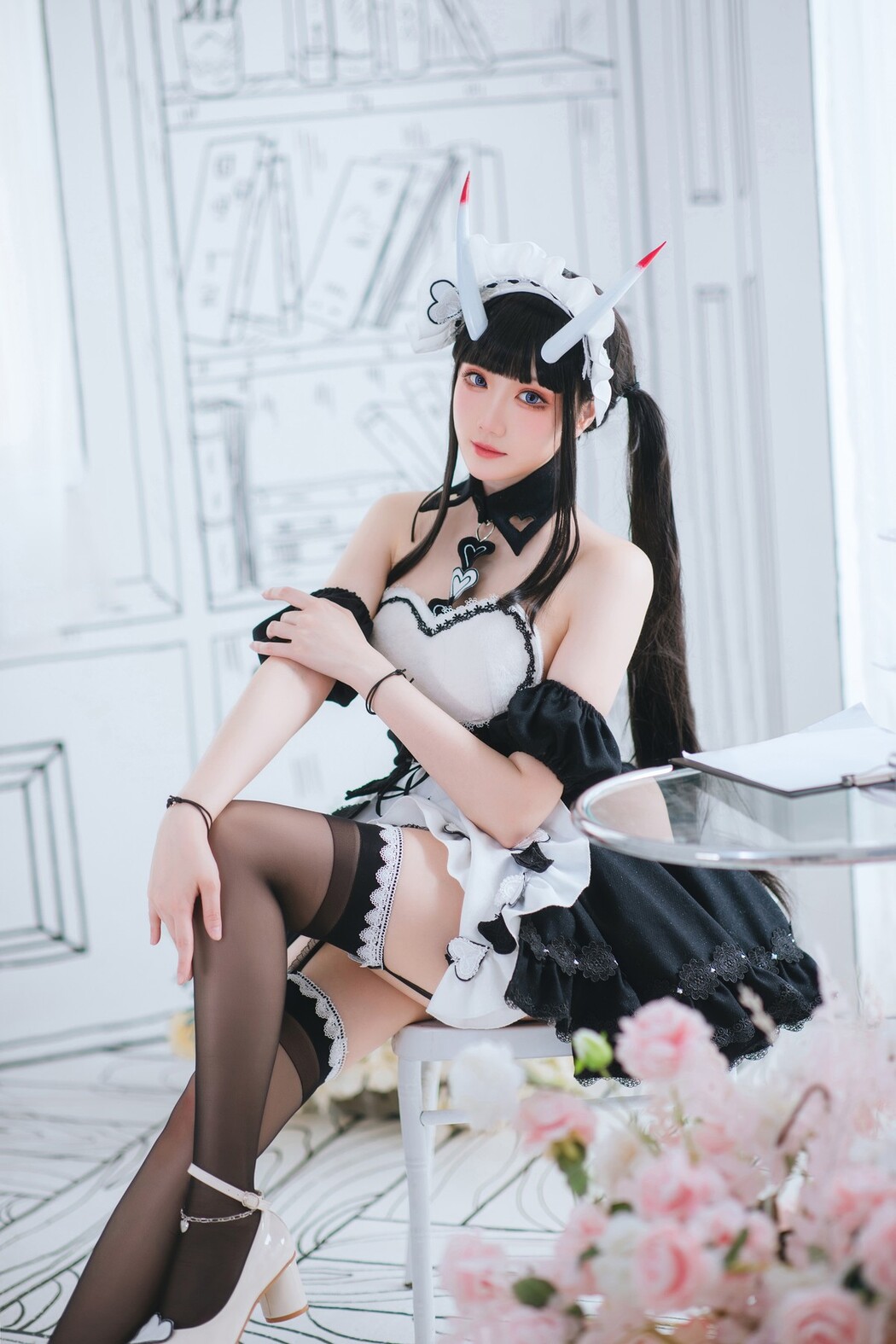 Cosplay 瓜希酱 能代女仆