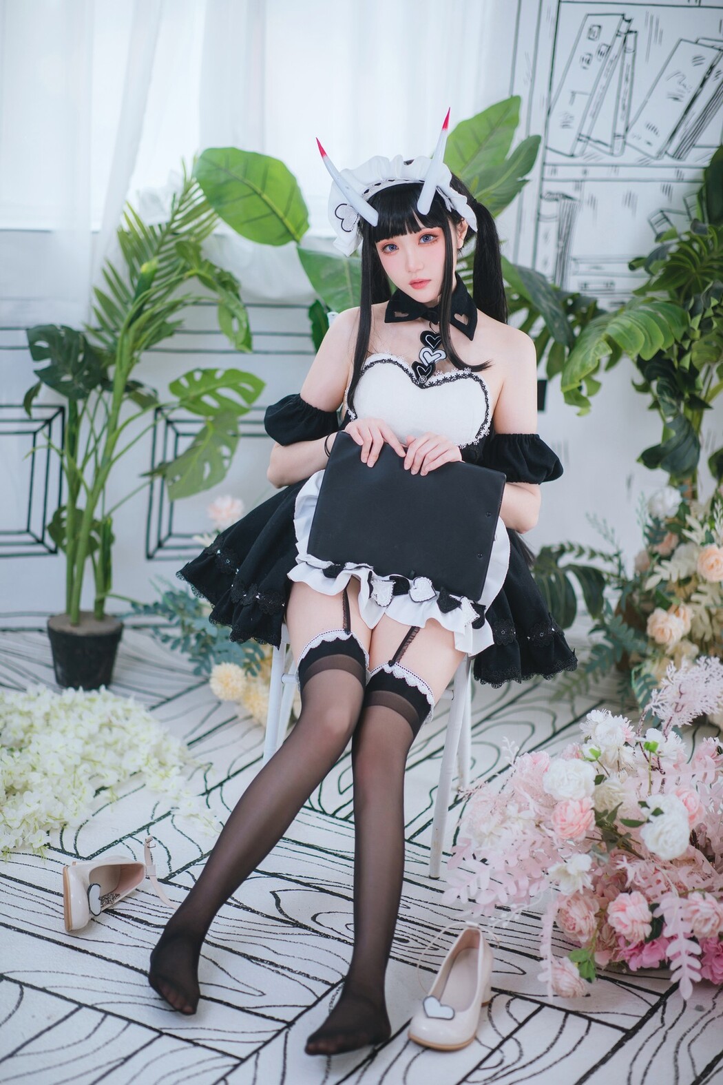 Cosplay 瓜希酱 能代女仆
