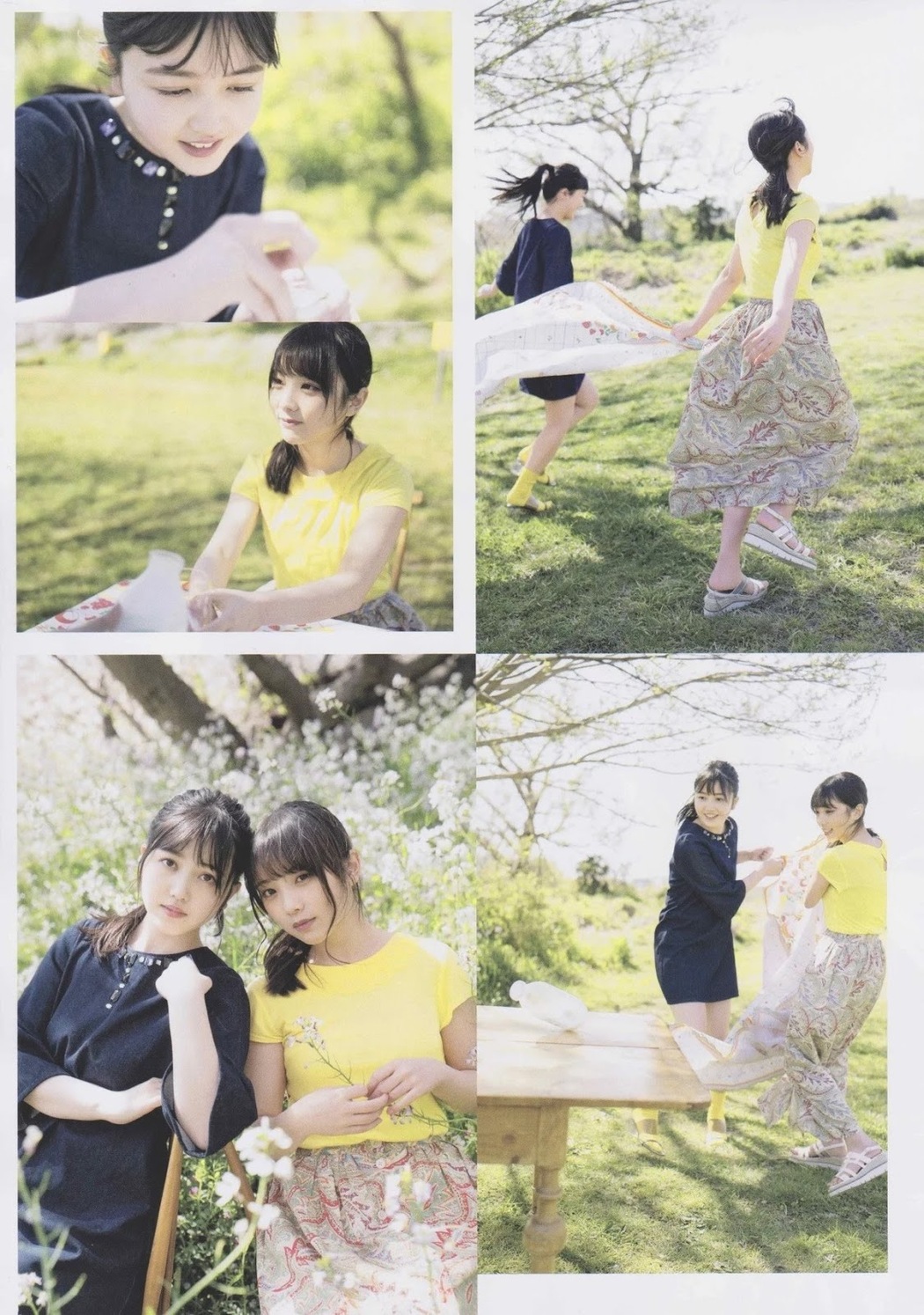 Shiori Kubo 久保史緒里, Yuki Yoda 与田祐希, B.L.T. 2019.06 (ビー・エル・ティー 2019年6月号)