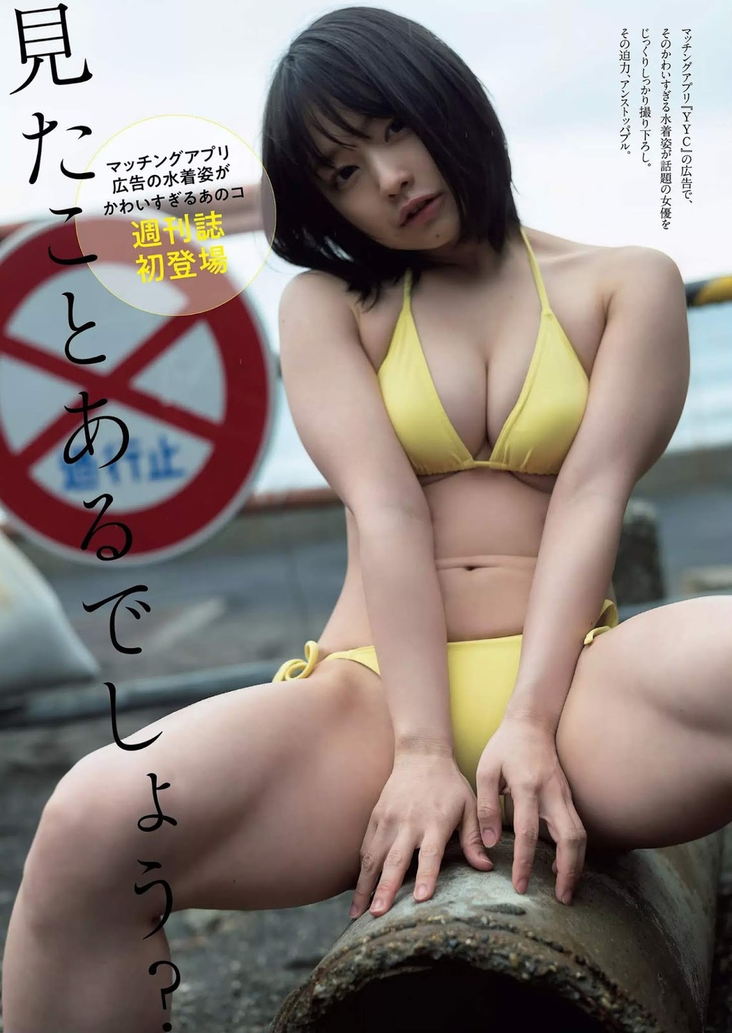 Misao Ueda 上田操, Weekly Playboy 2019 No.16 (週刊プレイボーイ 2019年16号) Cover Photo