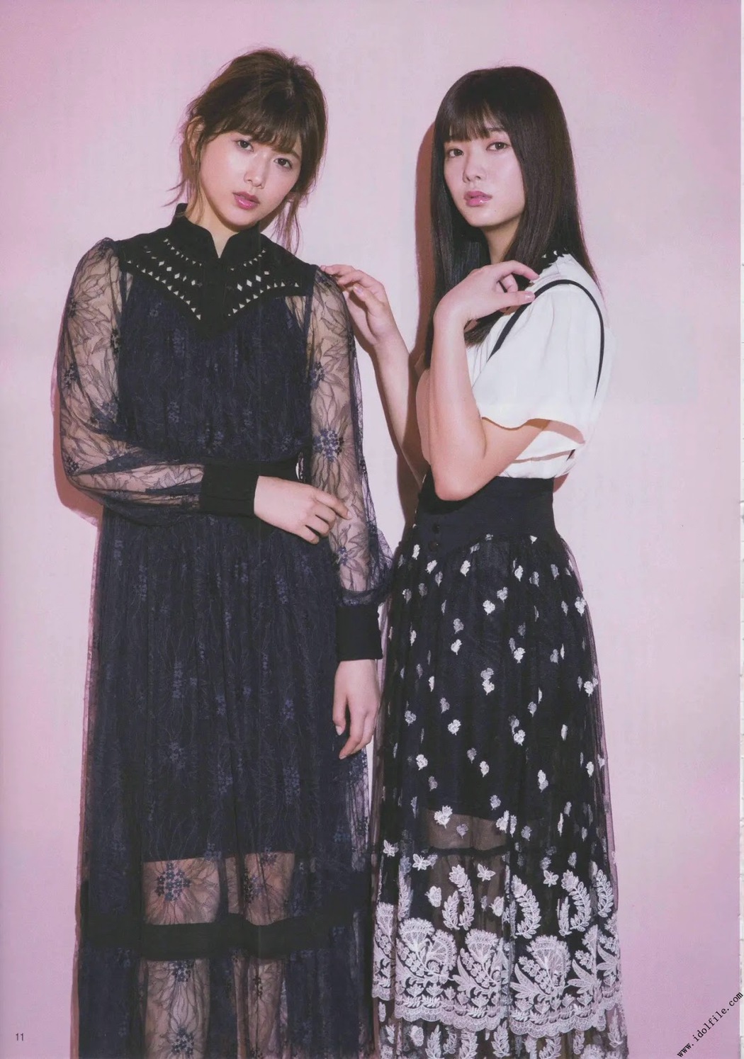 Risa Watanabe 渡邉理佐, Hono Tamura 田村保乃, B.L.T. 2019.09 (ビー・エル・ティー 2019年9月号)