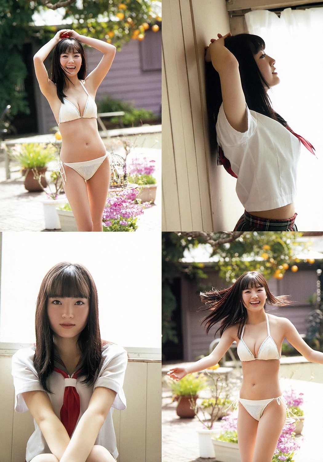 Yura Shiraishi 白石夢来, Young Animal 2019 No.09-10 (ヤングアニマル 2019年9-10号)