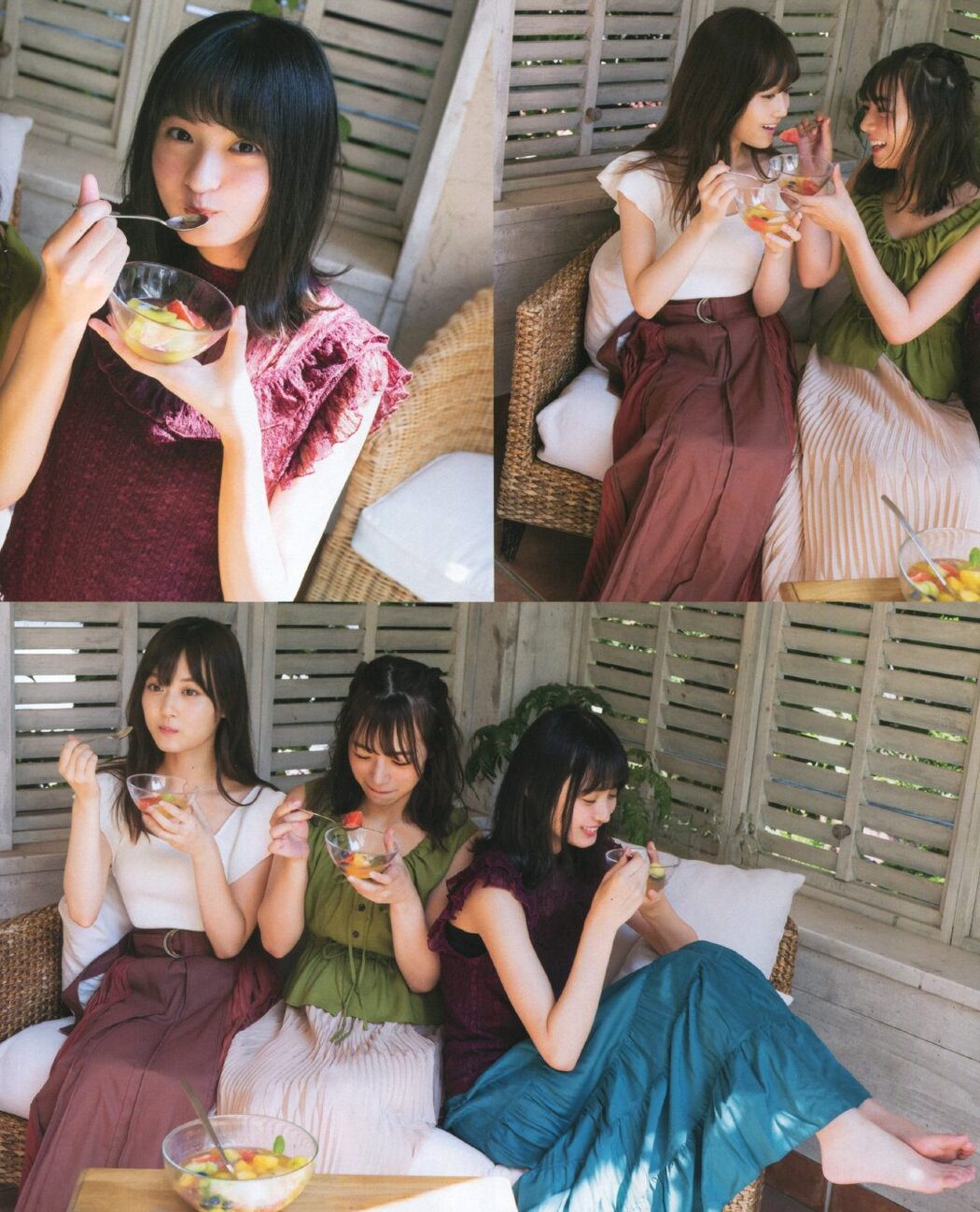 Mizuki Yamashita 山下美月, Hinako Kitano 北野日奈子, Sakura Endo 遠藤さくら, BOMB! 2019.10 (ボム 2019年10月号)