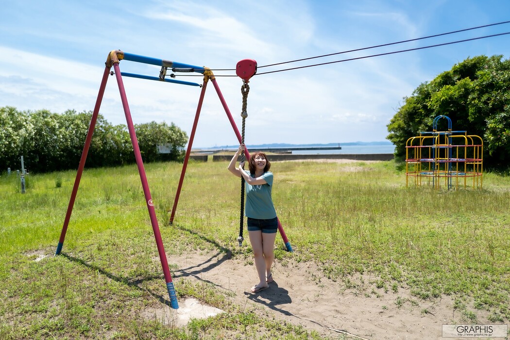 Riho Shishido 宍戸里帆, [Graphis] Gals 「Angel Smile」 MAKING