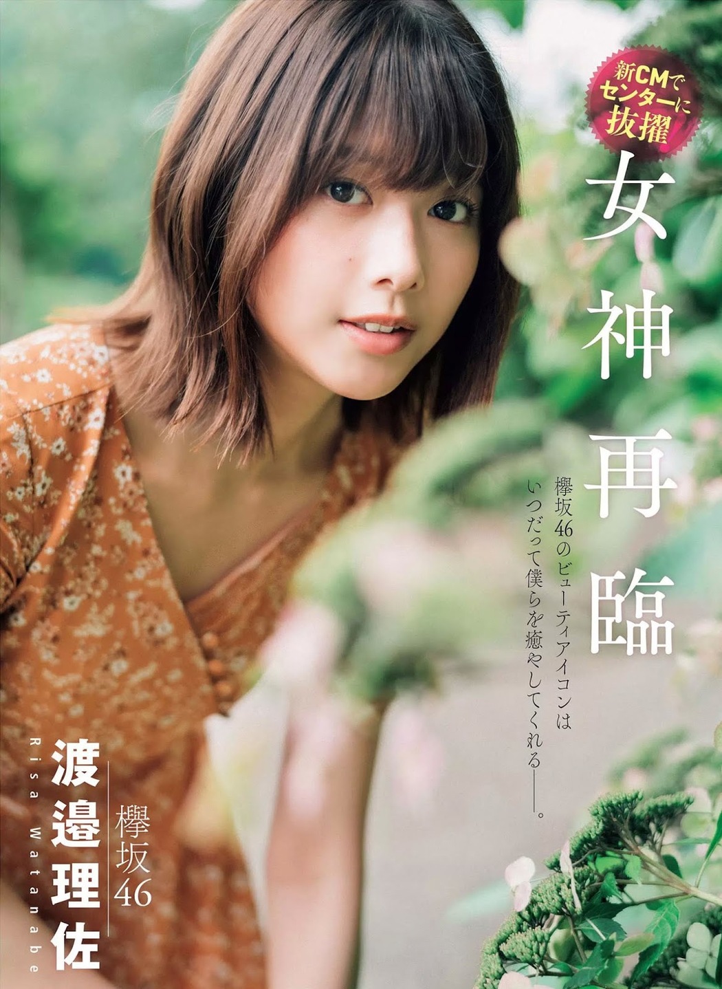 Risa Watanabe 渡邉理佐, FLASH 2019.11.26 (フラッシュ 2019年11月26日号) Cover Photo