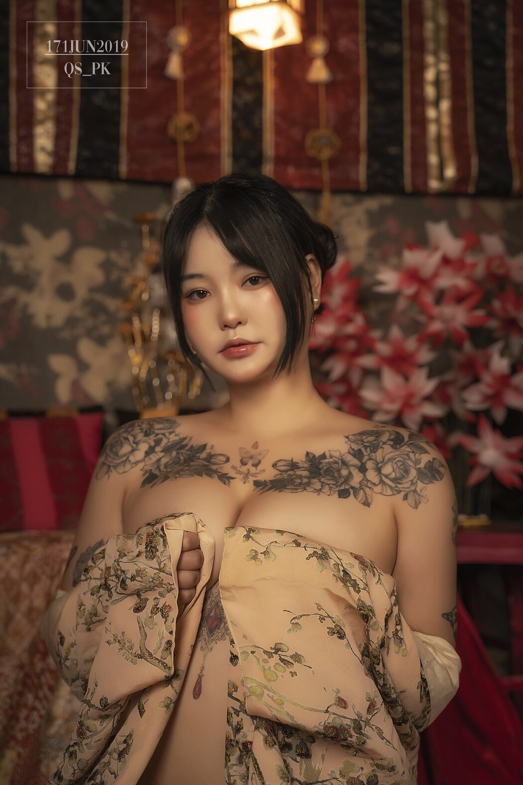 Jeon BoYeon 전보연, [SAINT Photolife] BoYeon Yukata Set.01