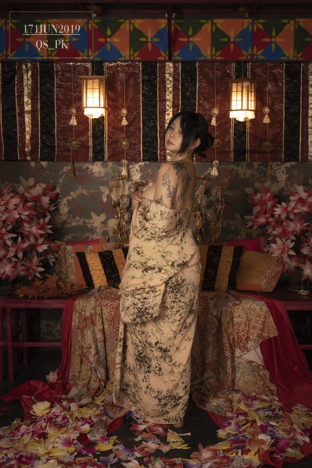 Jeon BoYeon 전보연, [SAINT Photolife] BoYeon Yukata Set.01