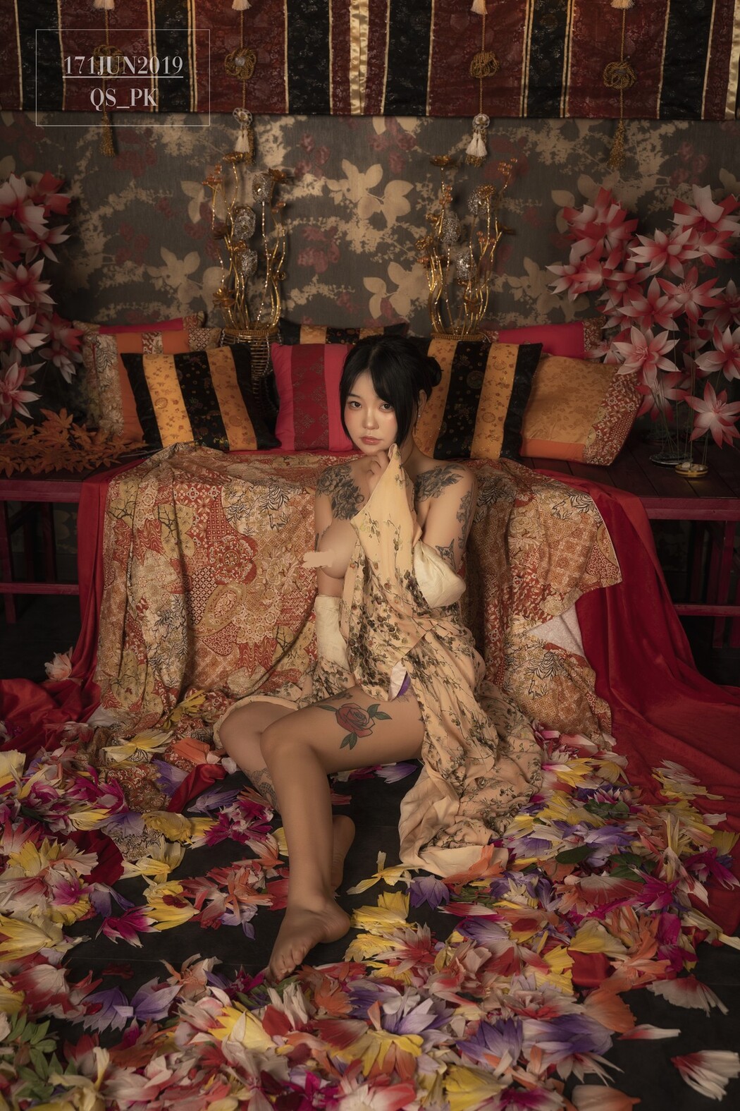 Jeon BoYeon 전보연, [SAINT Photolife] BoYeon Yukata Set.01