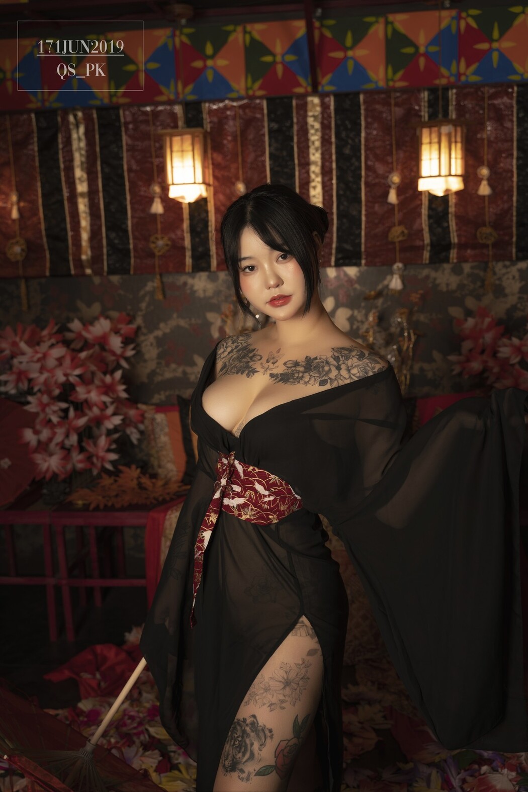 Jeon BoYeon 전보연, [SAINT Photolife] BoYeon Yukata Set.02