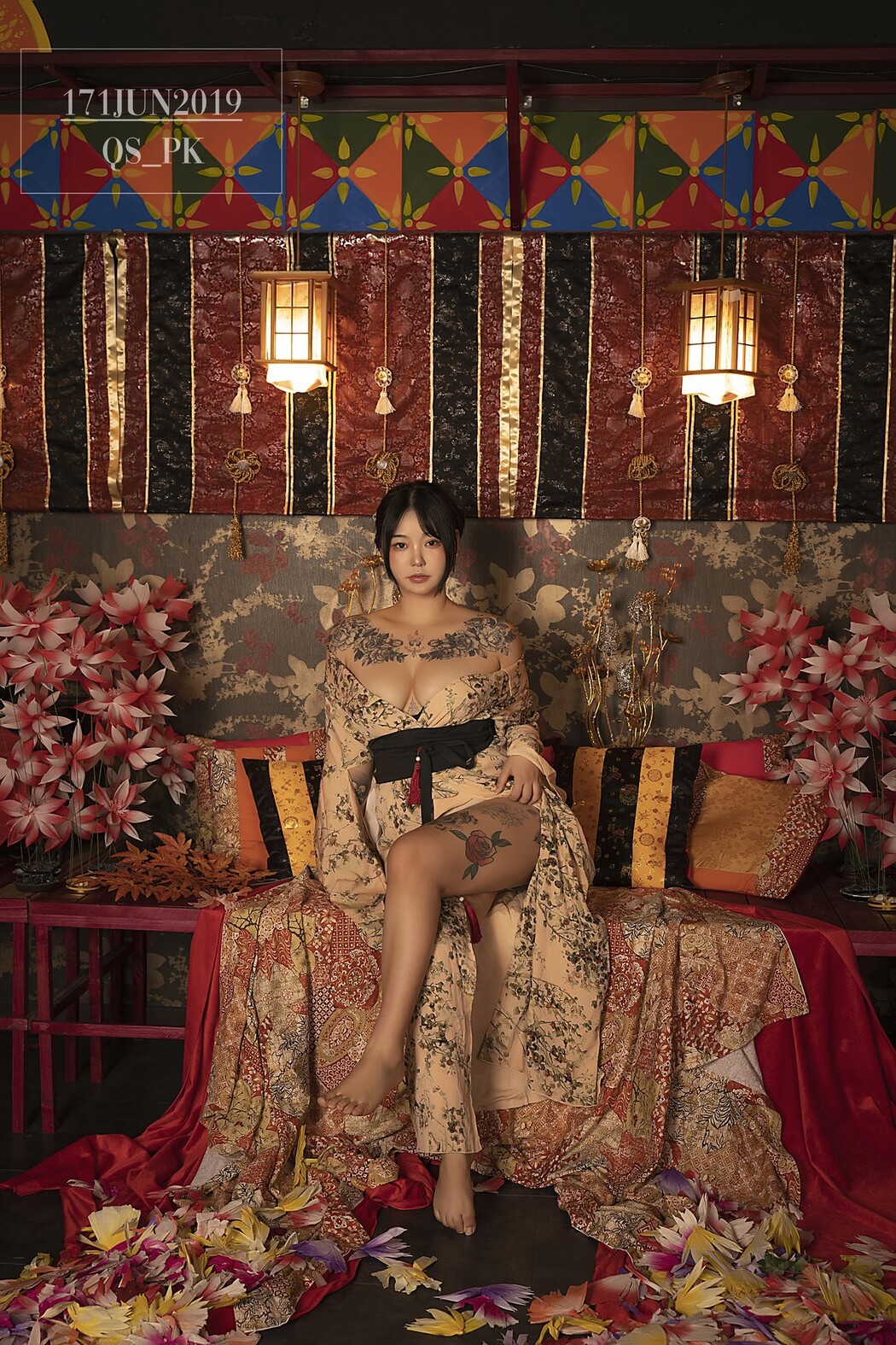 Jeon BoYeon 전보연, [SAINT Photolife] BoYeon Yukata Set.01