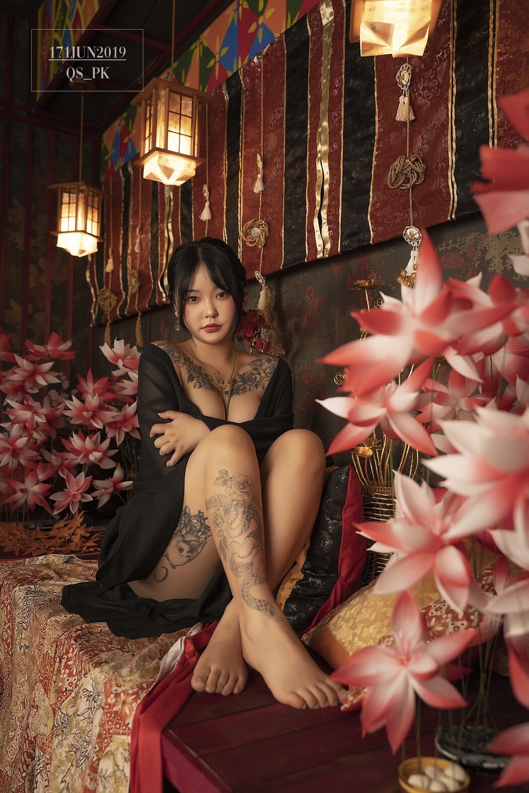 Jeon BoYeon 전보연, [SAINT Photolife] BoYeon Yukata Set.02