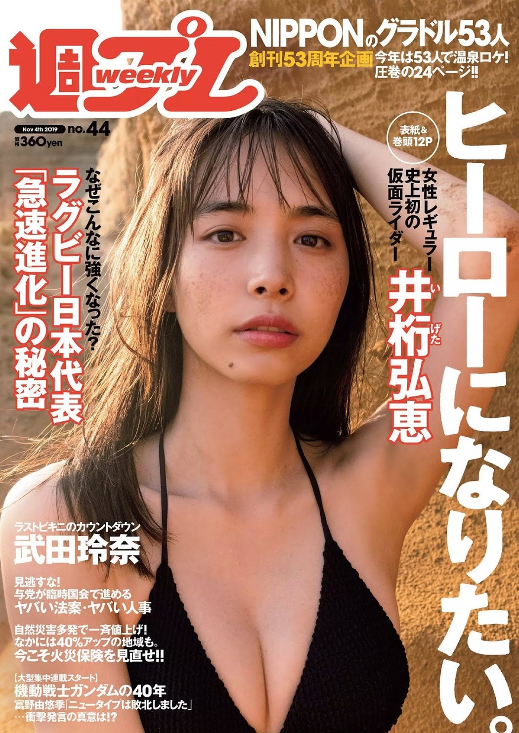 Hiroe Igeta 井桁弘恵, Weekly Playboy 2019 No.44 (週刊プレイボーイ 2019年44号) Cover Photo