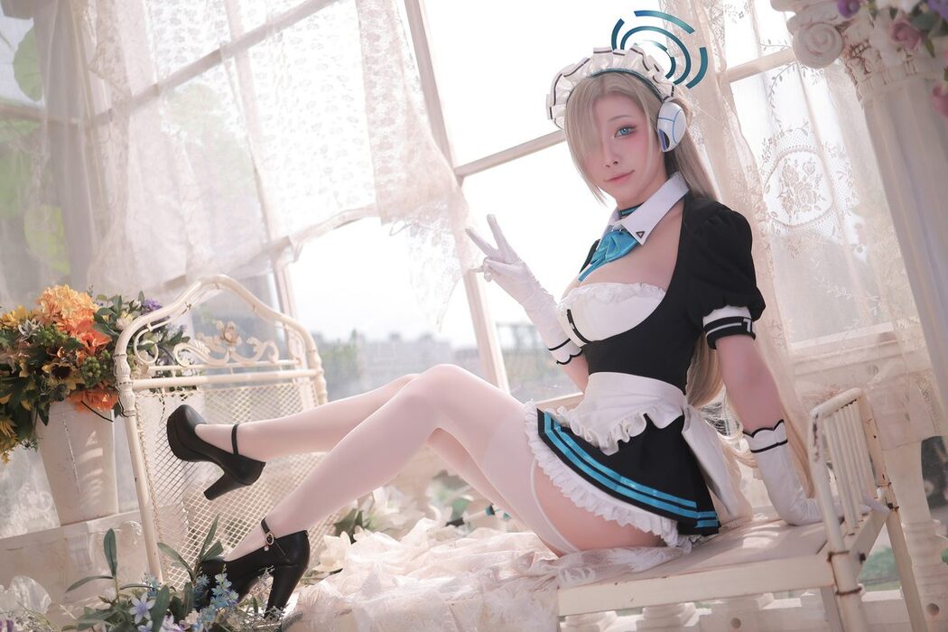 Coser@水淼Aqua – 碧蓝档案 – 一之濑明日奈女仆B B