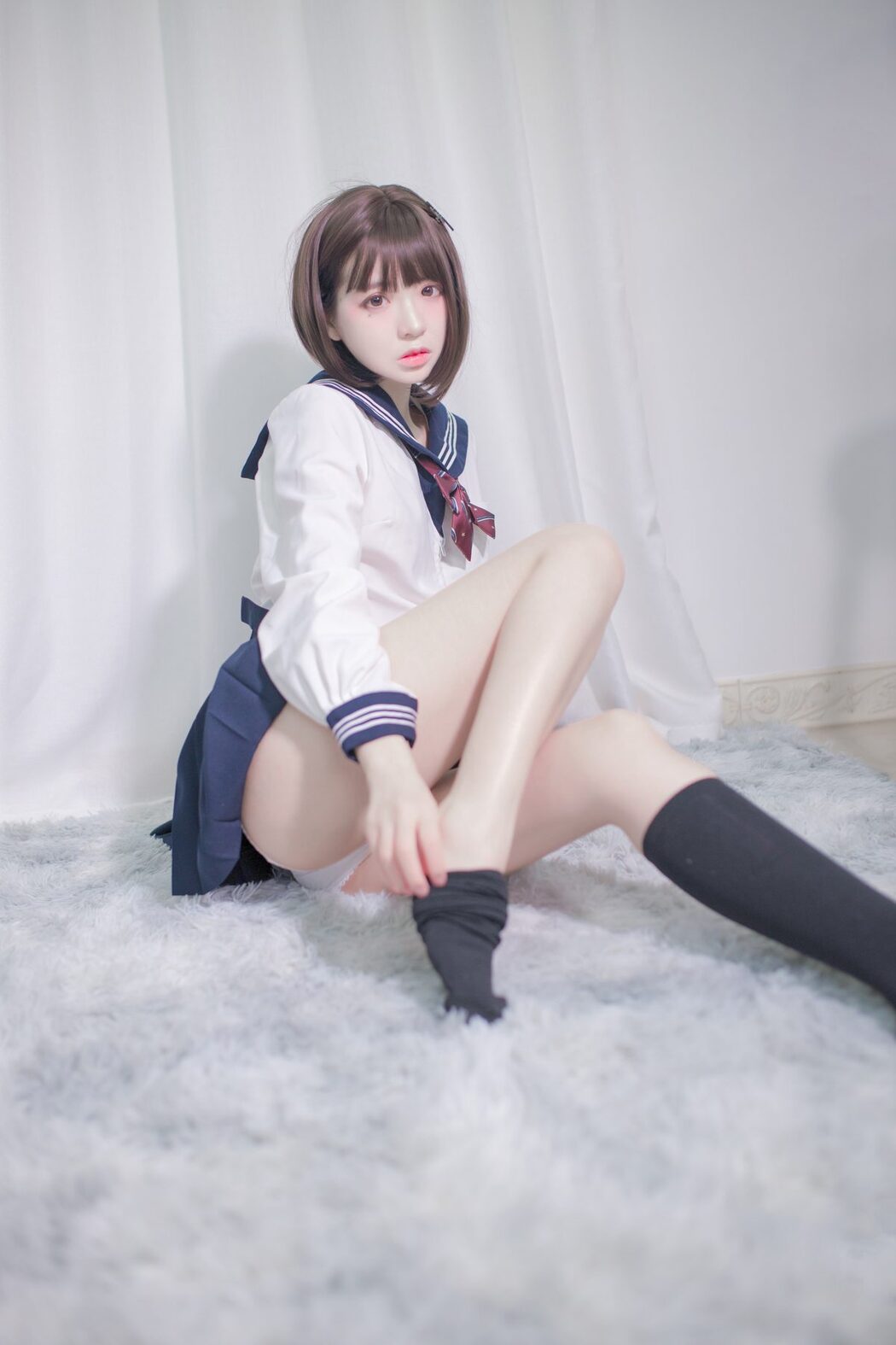 Coser@疯猫ss – 居家JK