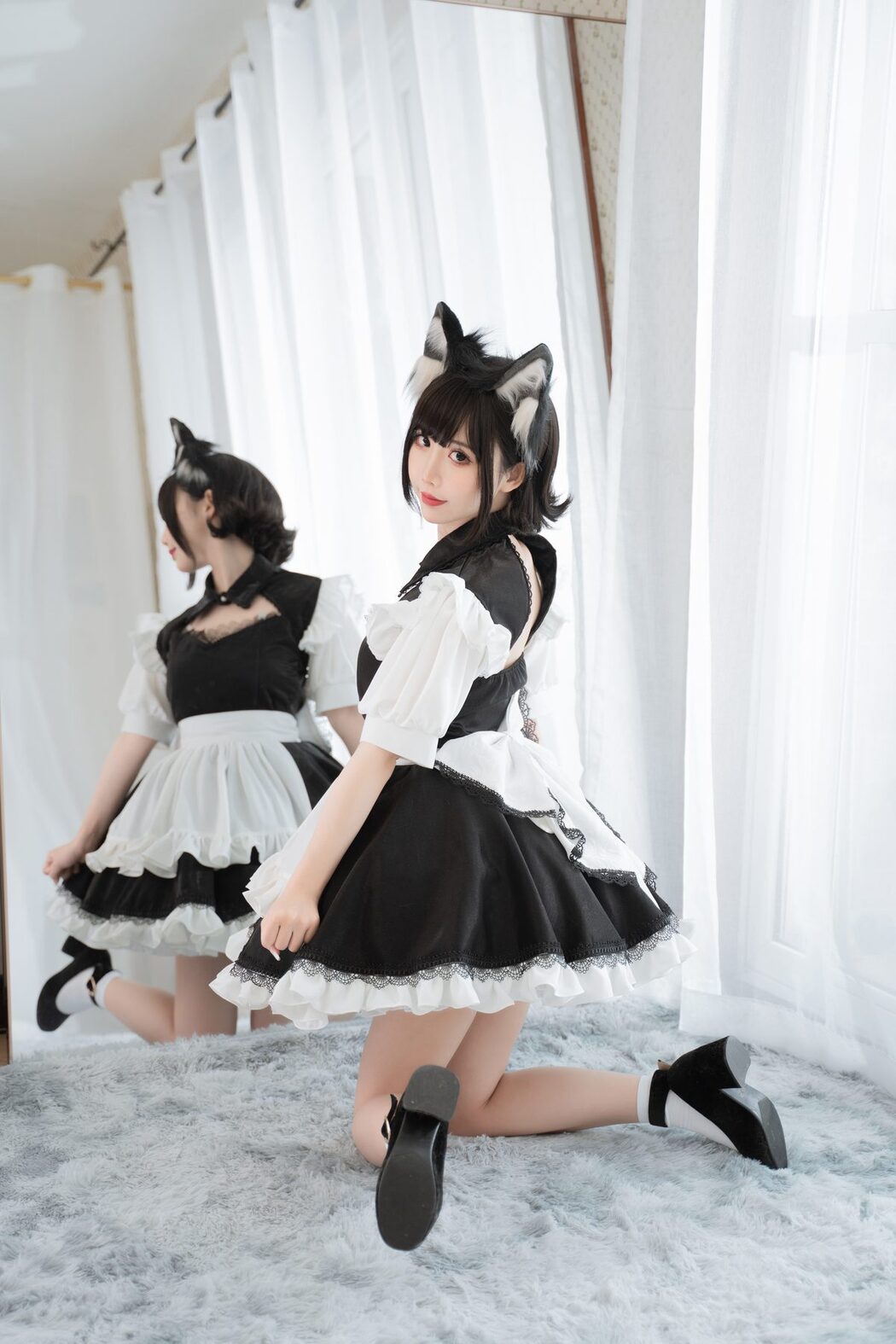 Coser@面饼仙儿 No.114 开胸女仆