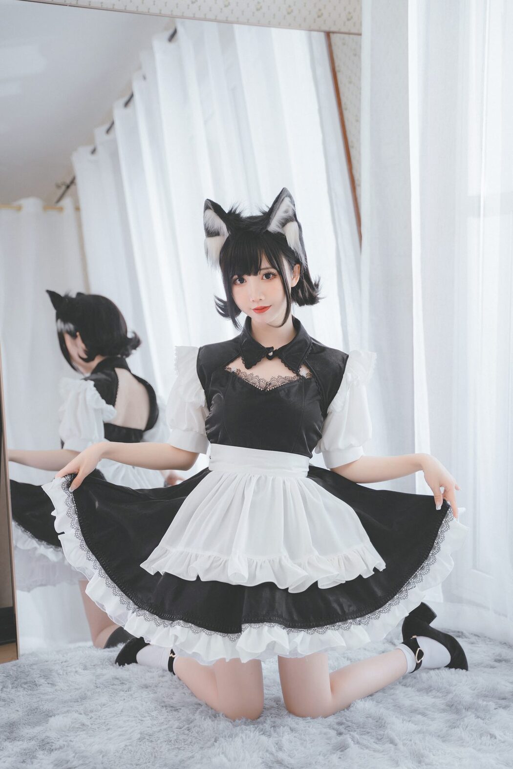 Coser@面饼仙儿 No.114 开胸女仆