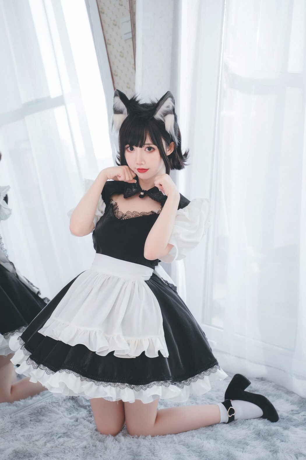 Coser@面饼仙儿 No.114 开胸女仆