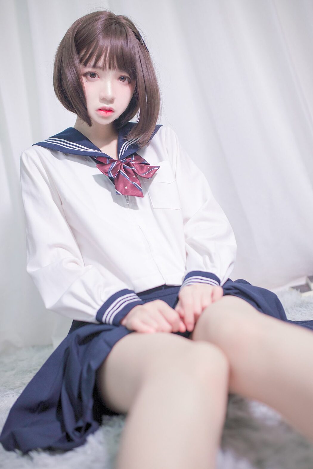 Coser@疯猫ss – 居家JK Cover Photo