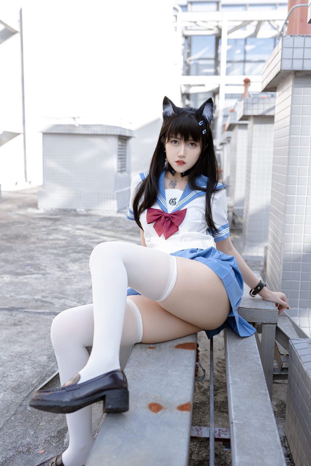 Coser@不呆猫 – 天台小m猫 Part1