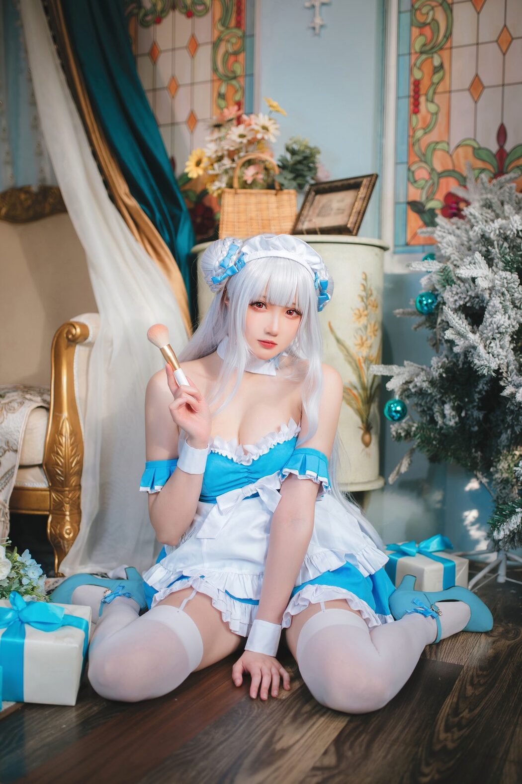 Coser@瓜希酱 – 碧蓝航线 小天鹅女仆