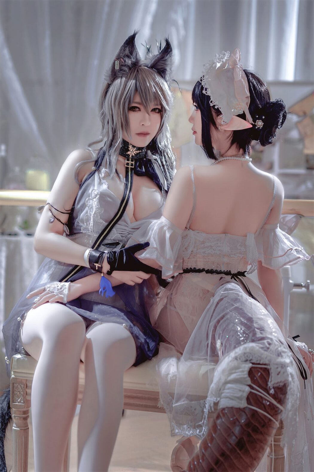 Coser@面饼仙儿 No.120 半半子-明日方舟-黑 x 森蚺