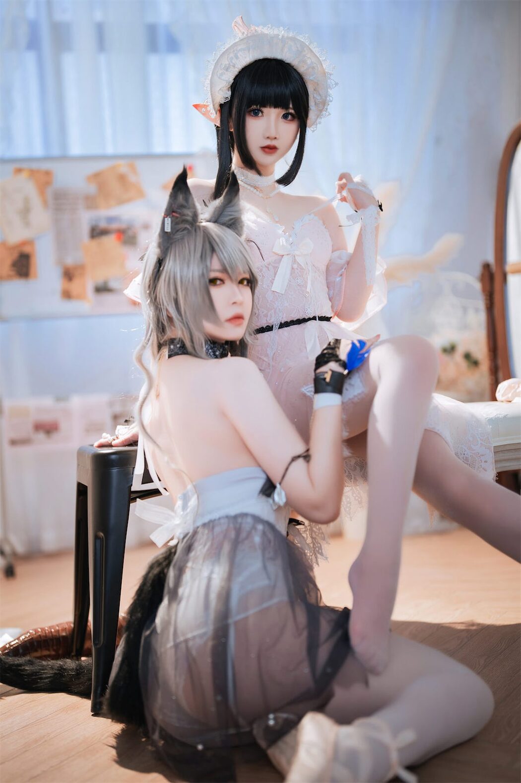 Coser@面饼仙儿 No.120 半半子-明日方舟-黑 x 森蚺