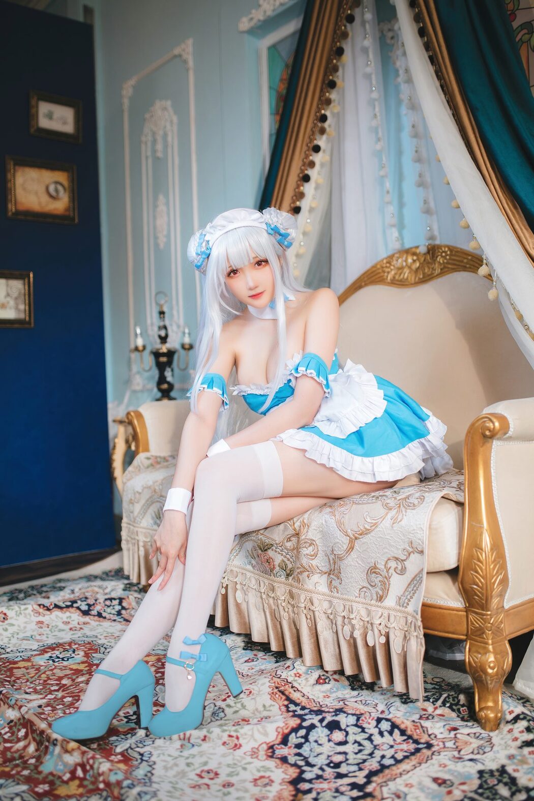 Coser@瓜希酱 – 碧蓝航线 小天鹅女仆