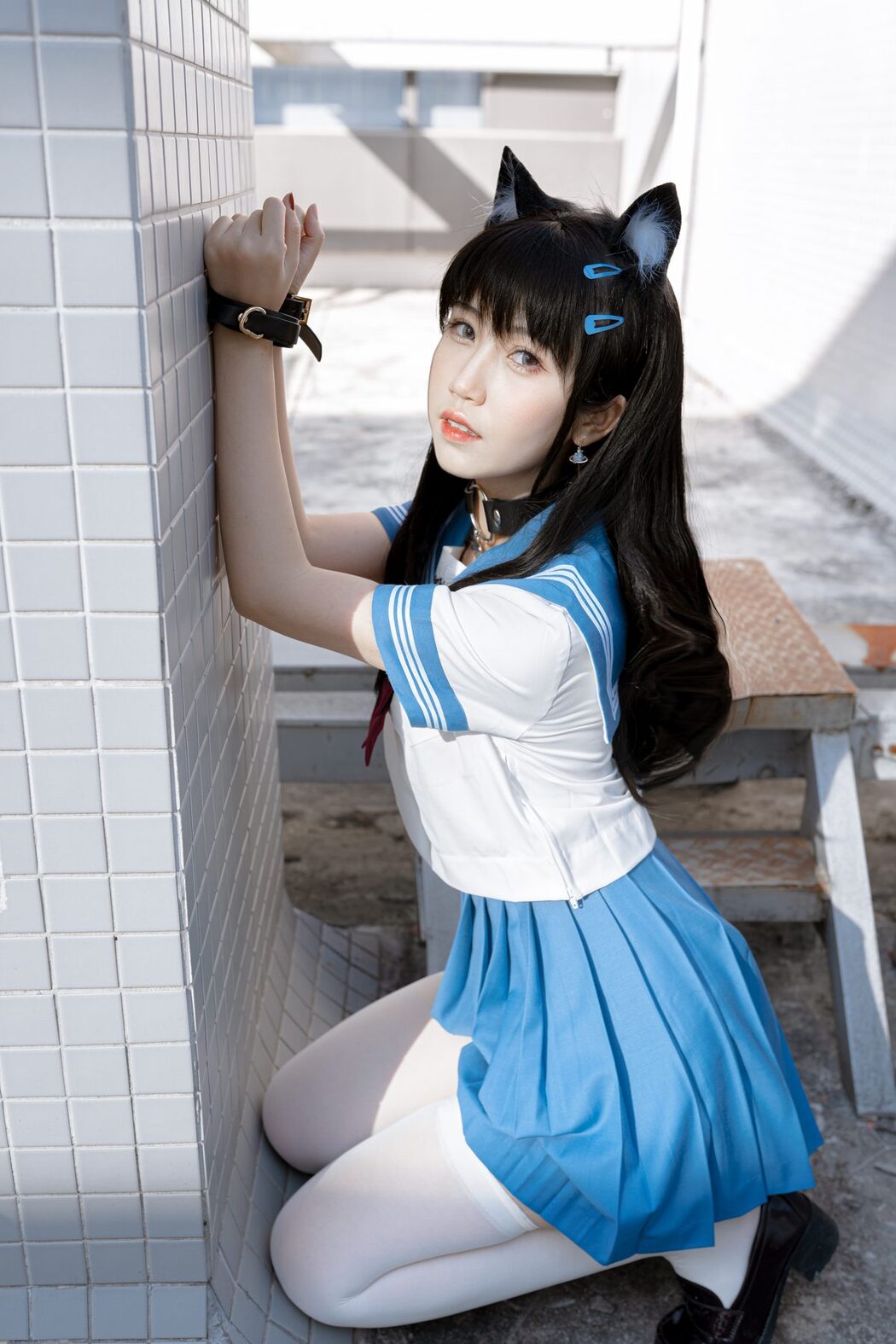 Coser@不呆猫 – 天台小m猫 Part1