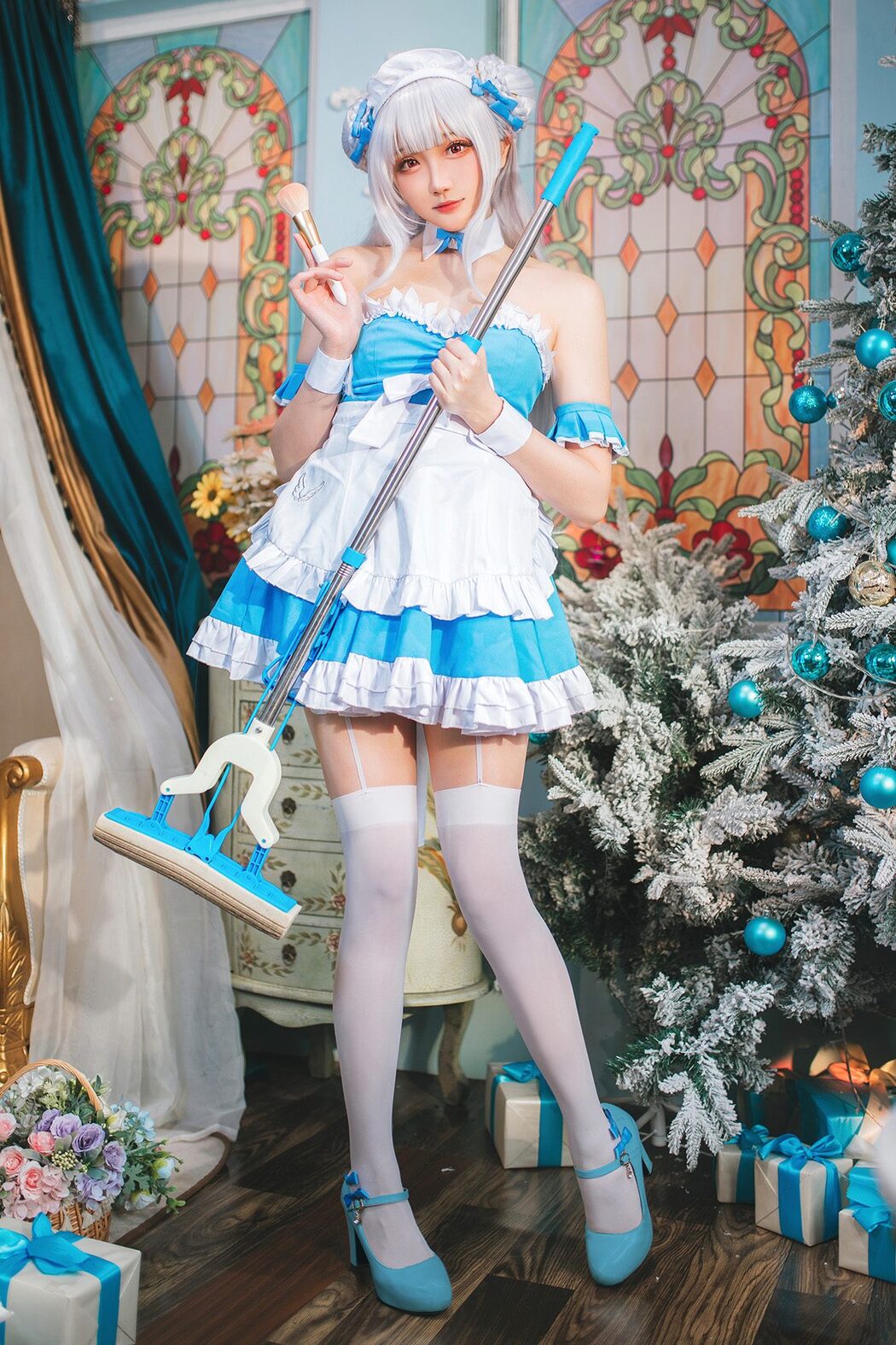 Coser@瓜希酱 – 碧蓝航线 小天鹅女仆 Cover Photo