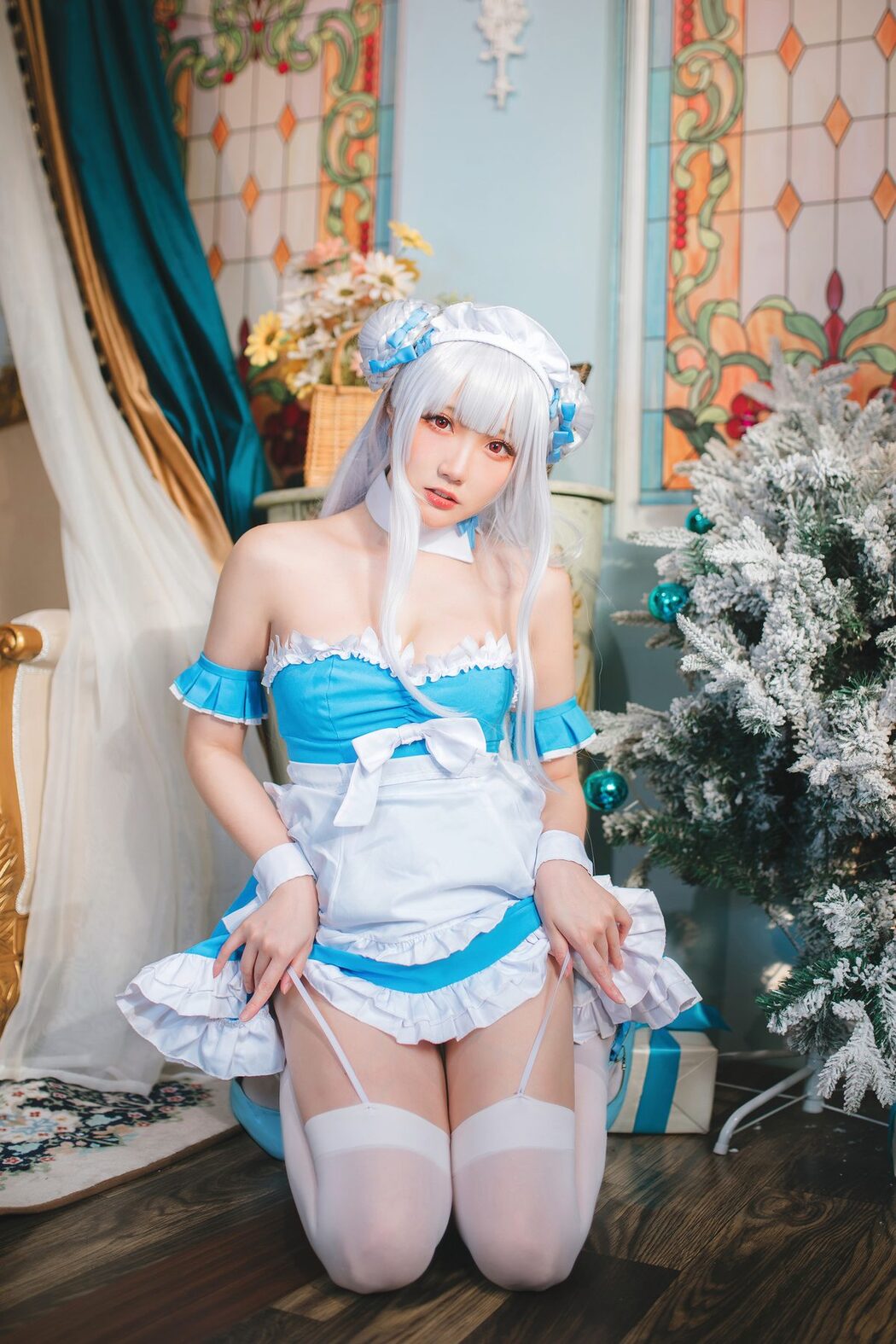 Coser@瓜希酱 – 碧蓝航线 小天鹅女仆