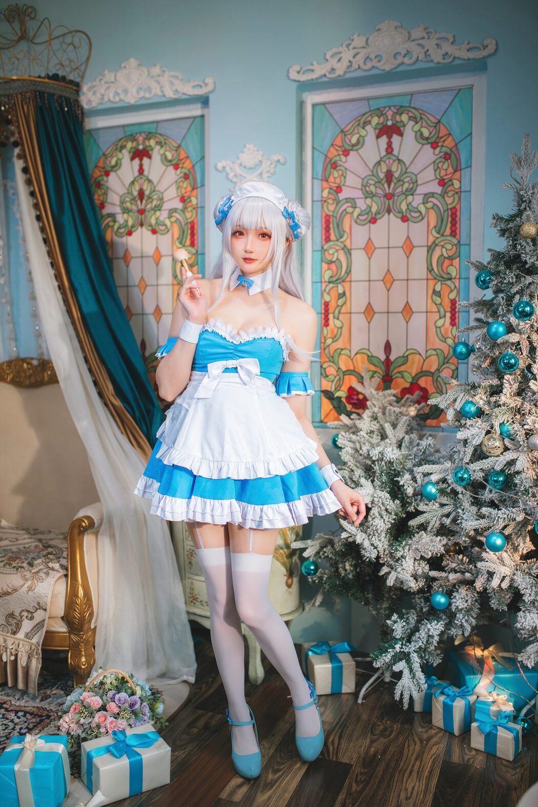 Coser@瓜希酱 – 碧蓝航线 小天鹅女仆